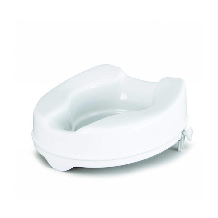 Toiletverhoger 11 cm + 2 klemmen plastiek