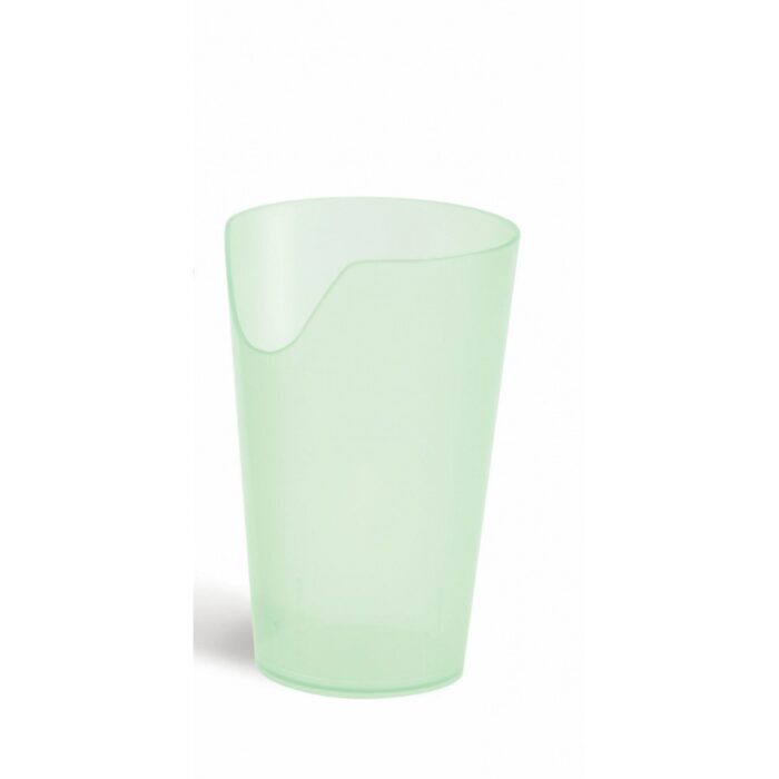 Drinkbeker met neusuitsparing