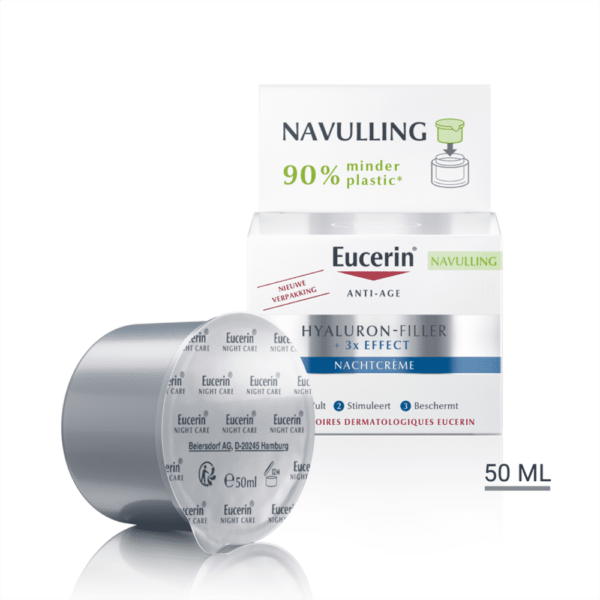 Eucerin Hyaluron-Filler X3 Nachtcrème - Navulling 50ml